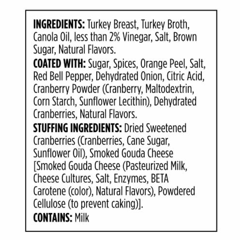 Honeysuckle White® Cranberry and Smoked Gouda Stuffed Turkey Breast Perspective: top