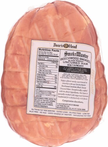 Boar’s Head SmokeMaster Beechwood Smoked Black Forest Uncured Ham Perspective: top