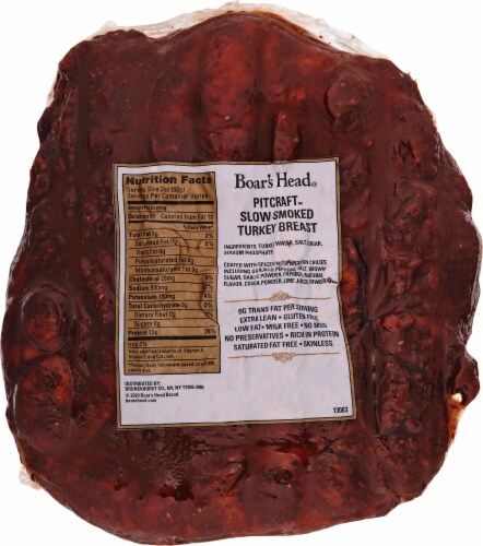 Boar's Head Bold PitCraft Slow Smoked Turkey Breast Perspective: top