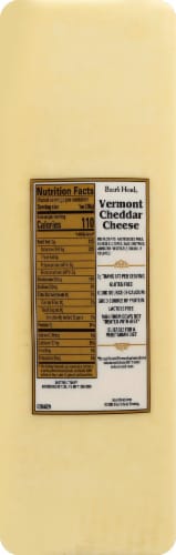 Boar’s Head Vermont Cheddar Cheese White Perspective: top