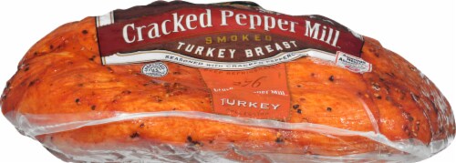 Boar’s Head Cracked Pepper Mill Smoked Turkey Breast Perspective: top