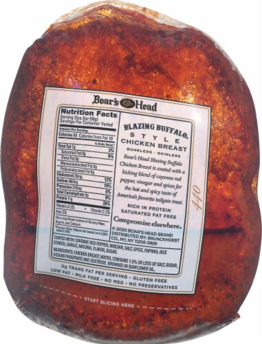 Boar’s Head Blazing Buffalo Style Chicken Breast Perspective: top
