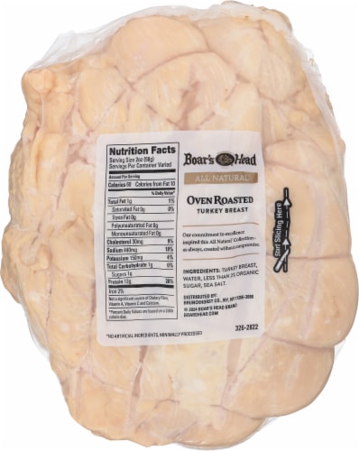 Boar’s Head All Natural Roasted Turkey Breast Perspective: top