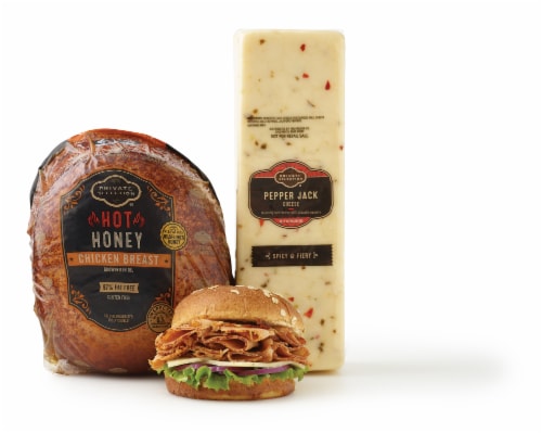 Private Selection™ Pepper Jack Mini Horn Cheese Fresh Sliced Deli Cheese Perspective: top