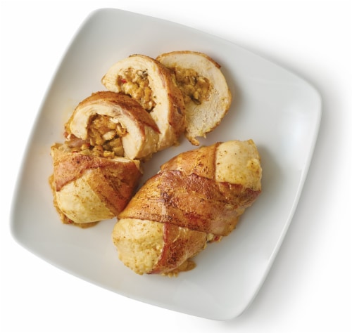 Home Chef Southwestern Bacon Wrapped Chicken Breast Perspective: top
