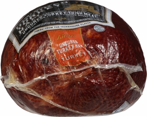 Boar's Head Hickey Smoked Uncured Turkey Ham Perspective: top