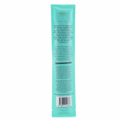 Glasshouse Replacement Scent Stems  Lost In Amalfi (Sea Mist) 5 Sticks Perspective: top