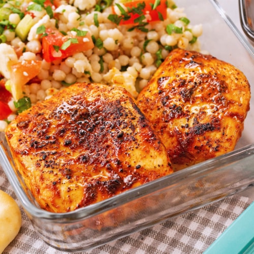 PERDUE® Fresh Boneless Skinless Chicken Thighs Perspective: top