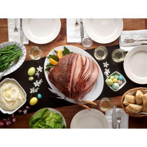 Hormel Vermont Maple Smoked Spiral Sliced Ham Perspective: top