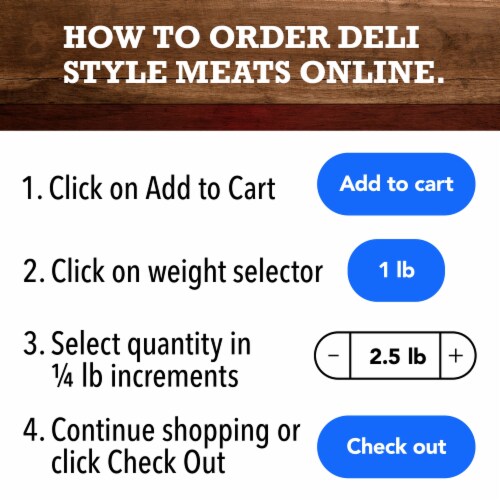 Sara Lee® Lower Sodium Oven Roasted Chicken Breast Deli Sliced Lunch Meat Perspective: top