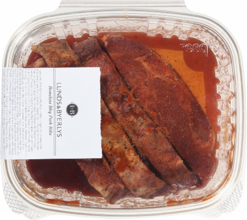 Lunds & Byerlys Boneless BBQ Pork Ribs Perspective: top