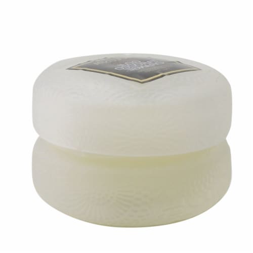 Voluspa Macaron Candle  Spiced Goji Tarocco Orange 51g/1.8oz Perspective: top