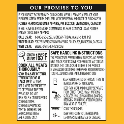 Foster Farms Fresh & Natural Cage Free Chicken Gizzards & Hearts Perspective: top