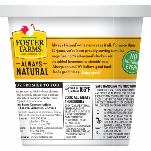 Foster Farms Fresh & Natural Cage Free Chicken Livers Perspective: top