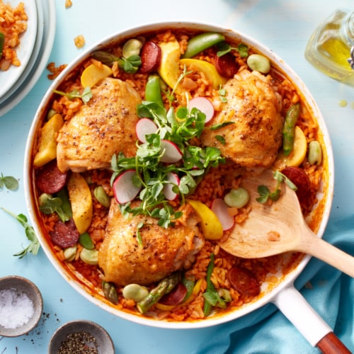 Foster Farms Fresh & Natural Chicken Thighs Perspective: top