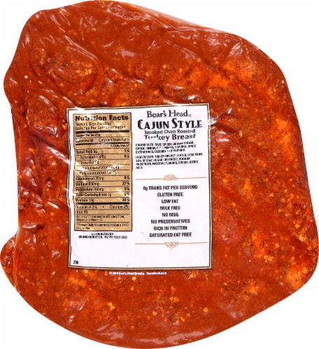 Boar’s Head Bold Cajun Smoked Turkey Breast Perspective: top