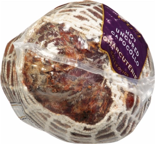 Boar's Head Hot Uncured Capocollo Perspective: top