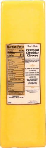 Boar's Head Vermont Cheddar Cheese Yellow Perspective: top