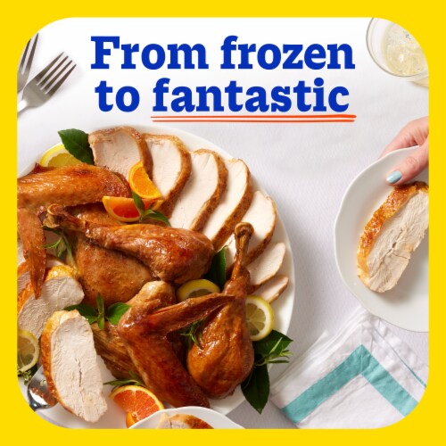 Butterball Cook from Frozen Premium Whole Turkey Perspective: top