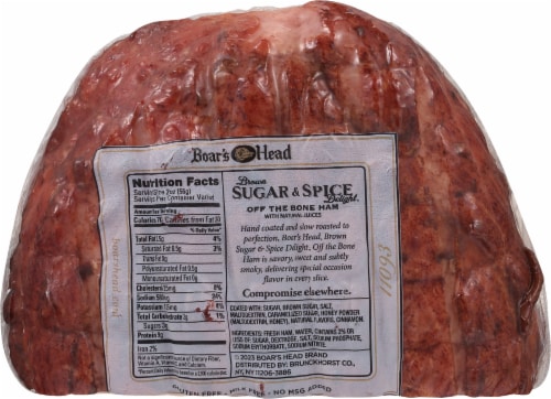 Boar's Head Brown Sugar & Spice Delight Off the Bone Ham Perspective: top