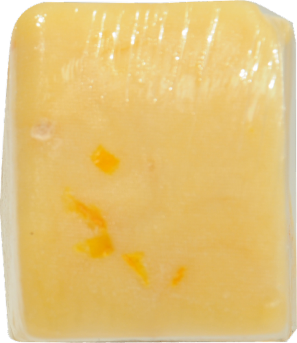 Mango Fire Cheddar Wheel Perspective: top