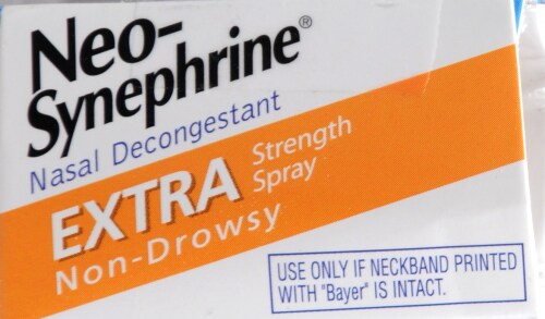 Neo-Synephrine Extra Strength Nasal Spray Perspective: top