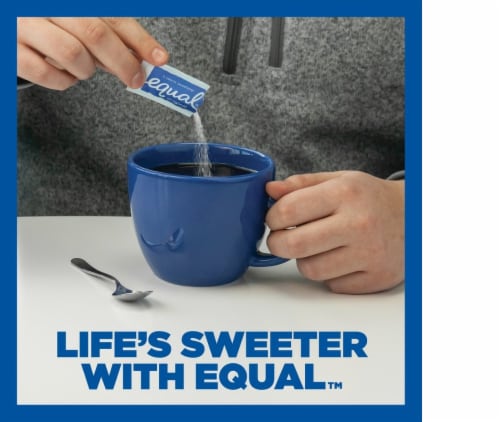 Equal® Zero Calorie Sweetener Packets Perspective: top