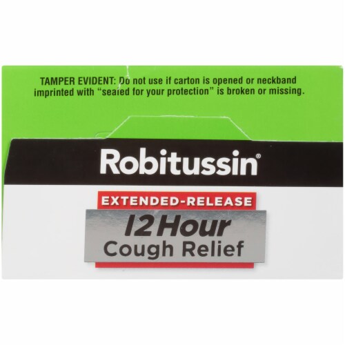 Robitussin® Extended Release Grape Flavored 12-Hour Cough Relief Cough Suppressant Liquid Perspective: top
