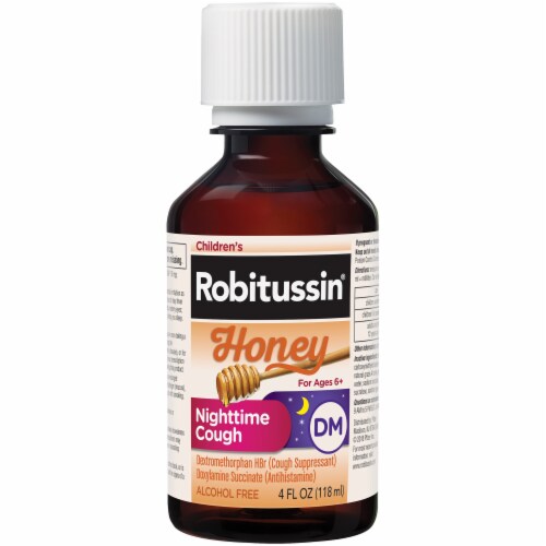 Robitussin® Children's Honey Nighttime Cough Medicine Perspective: top