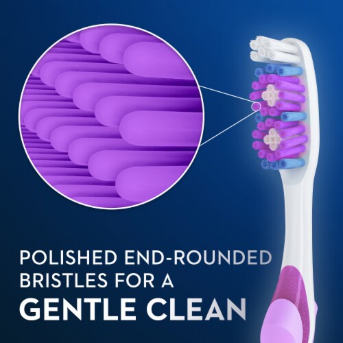 Oral-B Vivid Whitening Manual Toothbrush Perspective: top