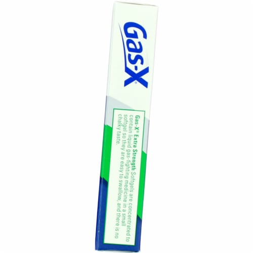 Gas-X Extra Strength Gas Relief Softgels, 10 Ct Perspective: top