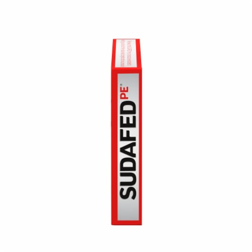 Sudafed PE Sinus Congestion Day + Night Maximum Strength Decongestant Tablets Phenylephrine HCl Perspective: top