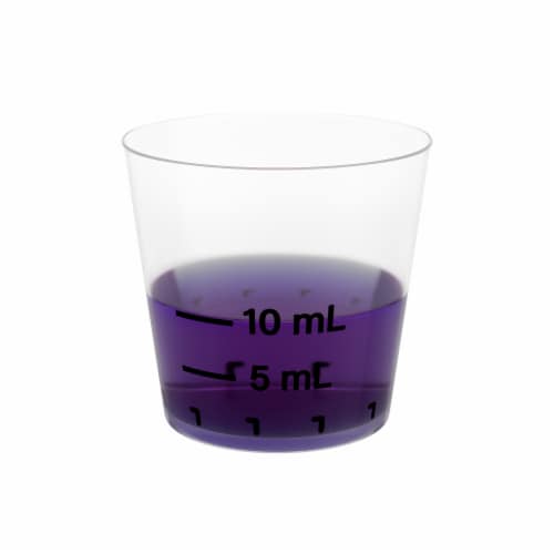 Children's Benadryl Allergy & Congestion Relief Liquid Diphenhydramine HCl & Phenylephrine HCl Grape Perspective: top