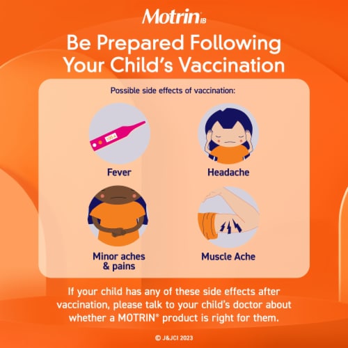 Children's Motrin Oral Suspension Perspective: top