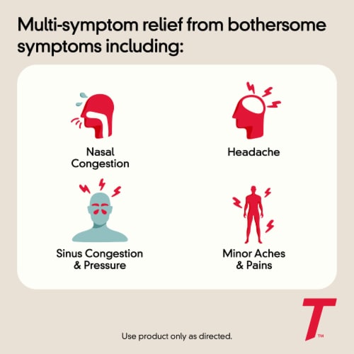 Tylenol Sinus + Headache Daytime Caplets Perspective: top