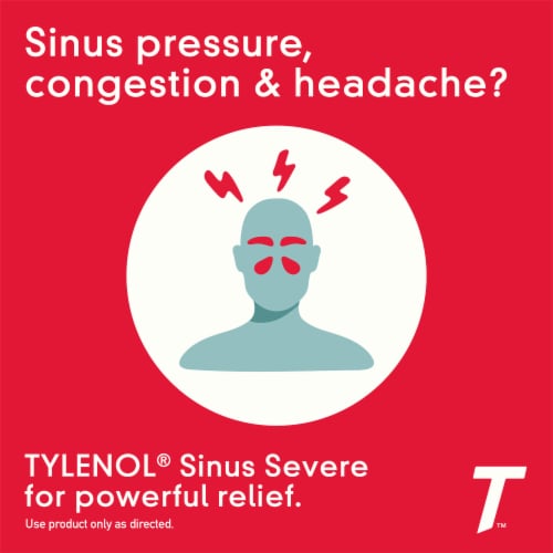 Tylenol Sinus + Headache Daytime Caplets Perspective: top
