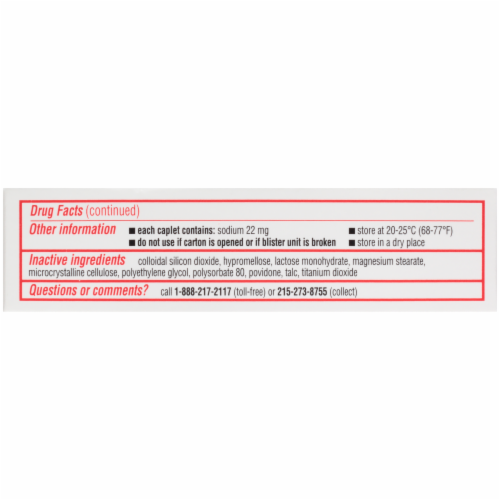 Sudafed 12-Hour Non-Drowsy Sinus Pressure + Pain + Congestion Relief Caplets Perspective: top