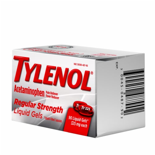 Tylenol® Regular Strength Liquid Gels Perspective: top