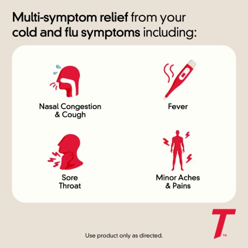 Tylenol Cold + Flu Severe Day/Night Caplets Perspective: top