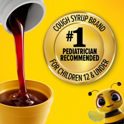 Zarbee's Children's Cough Syrup + Mucus Day & Night Pack Berry Perspective: top