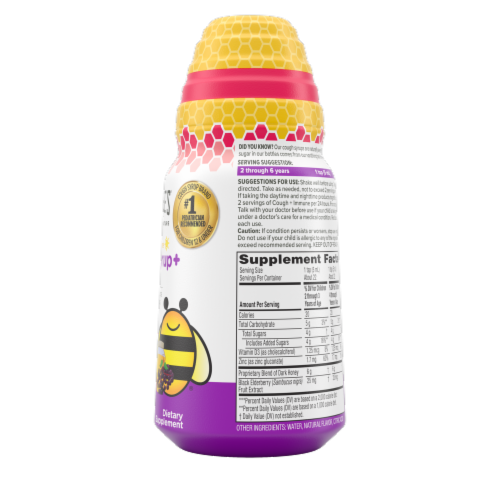 Zarbee’s Children’s Daytime Berry Cough Syrup + Immune Supplement Perspective: top