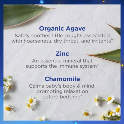 Zarbee's Baby Nighttime Cough Syrup + Immune, Agave Taste Perspective: top