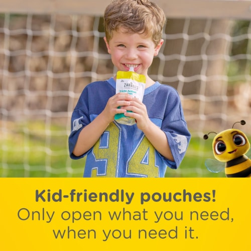 Zarbee's Triple Action Hydration Electrolyte Drink for Kids Dye-Free Lemon Lime Flavor Perspective: top