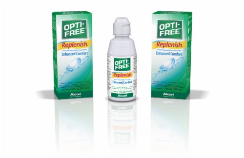 Opti-Free Replenish Solution Perspective: top