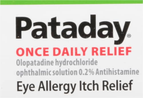 Pataday® Once Daily Eye Allergy Itch Relief Eye Drops Perspective: top