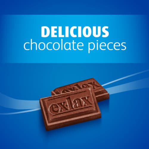Ex-Lax Regular Strength Chocolated Stimulant Constipation Relief Laxative Pills Perspective: top