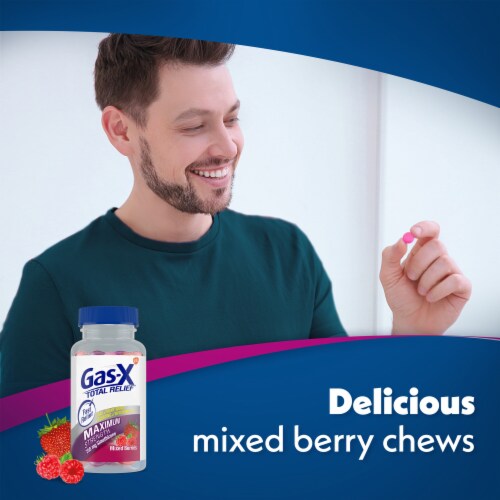 Gas-X Total Relief Heartburn and Gas Relief Chewable Tablets Perspective: top