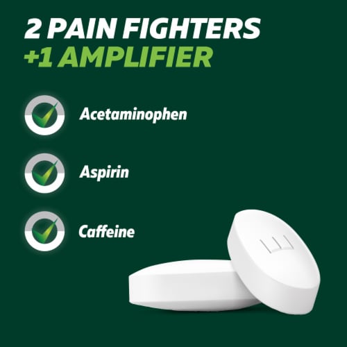 Excedrin Extra Strength Headache Relief Caplets Perspective: top