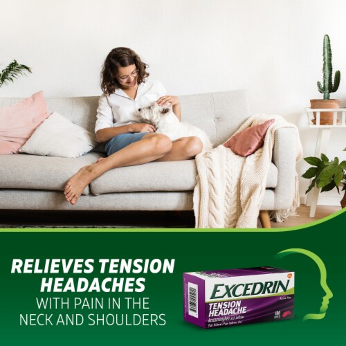 Excedrin Tension Headache Acetaminophen Caplets Perspective: top