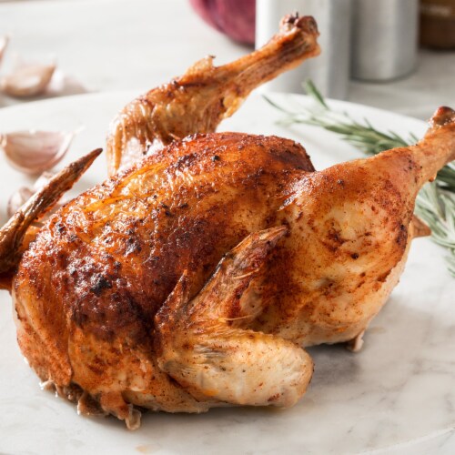 Greensbury Organic Free-Range Whole Chicken (pack of 5 whole chickens, 3-4lb each) Perspective: top